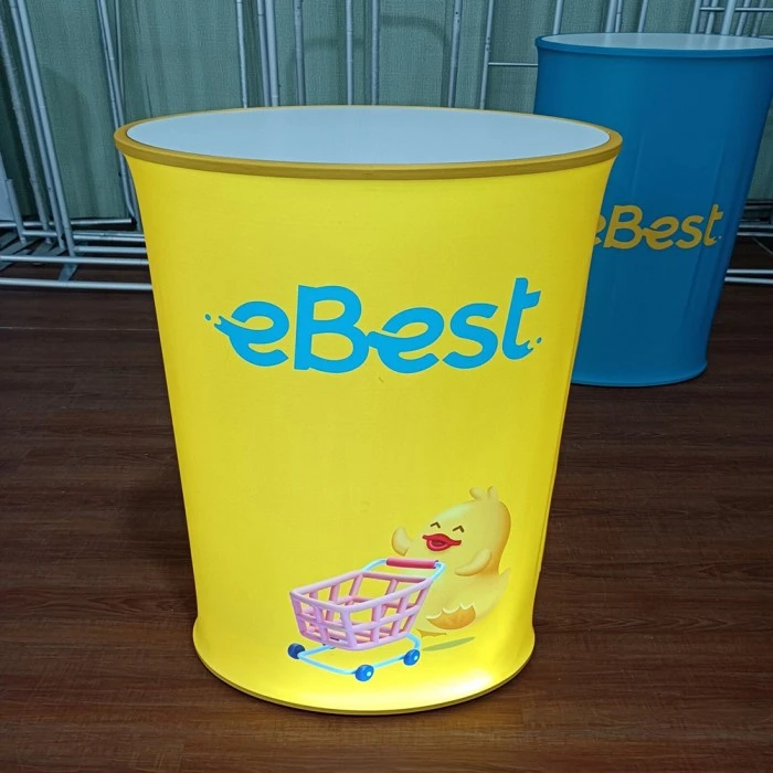 LED round liftable counter