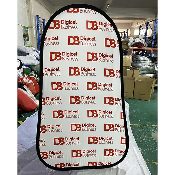 Vertical pop up banner